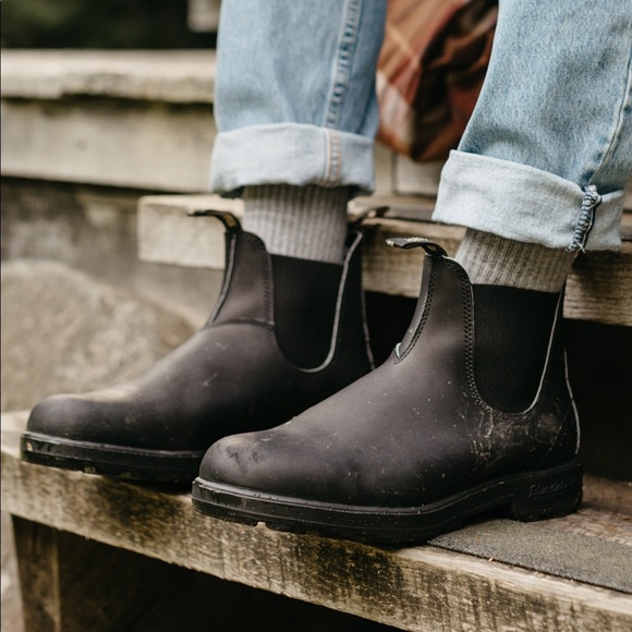 Blundstone Brand New Premium Leather Chelsea Boots. Style# 510 in Black - Picture 6 of 9